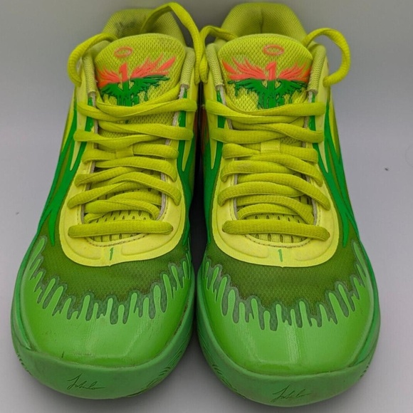 Puma x Nickelodeon‎ Slime MB.02 377584-01 Mens 5.5 Green/Yellow - Picture 1 of 10